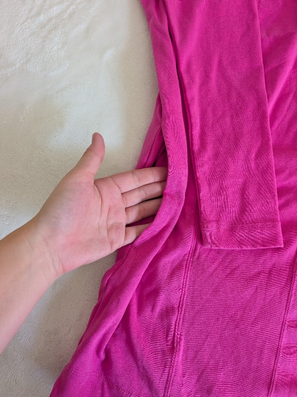 Daily Practice Sweater Dress With Pockets - Picture 3 of 4